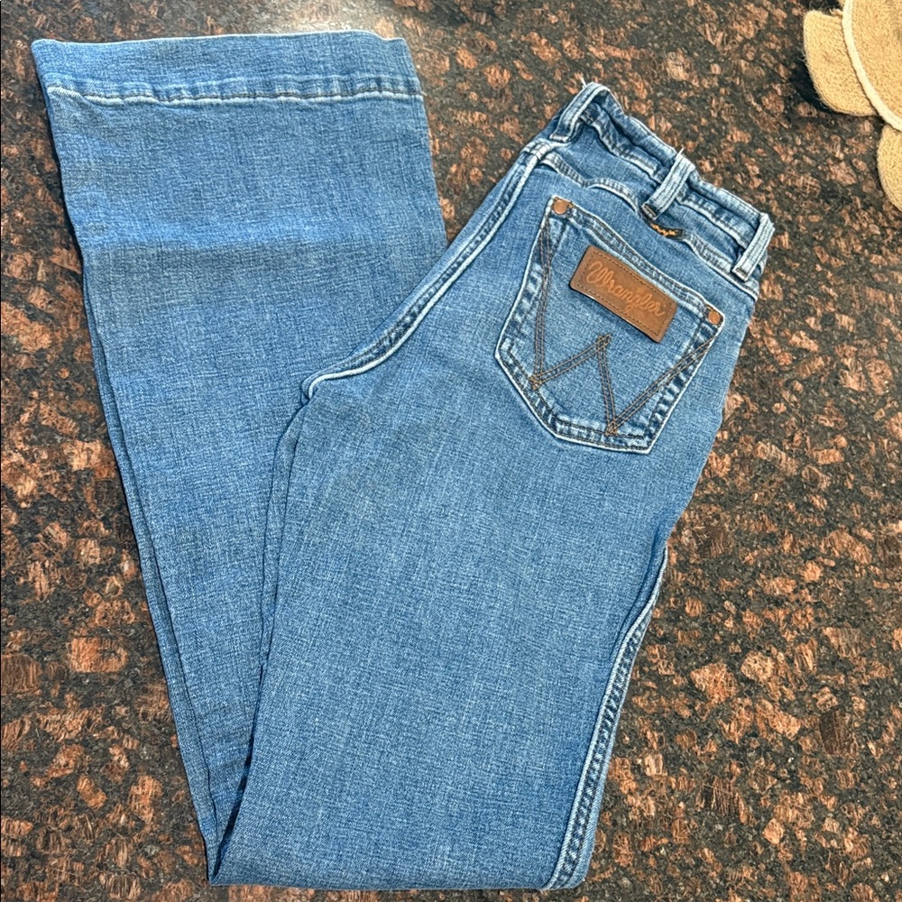 Wrangler Mae Wide-Leg/Flare Denim Trouser Jeans 27x34